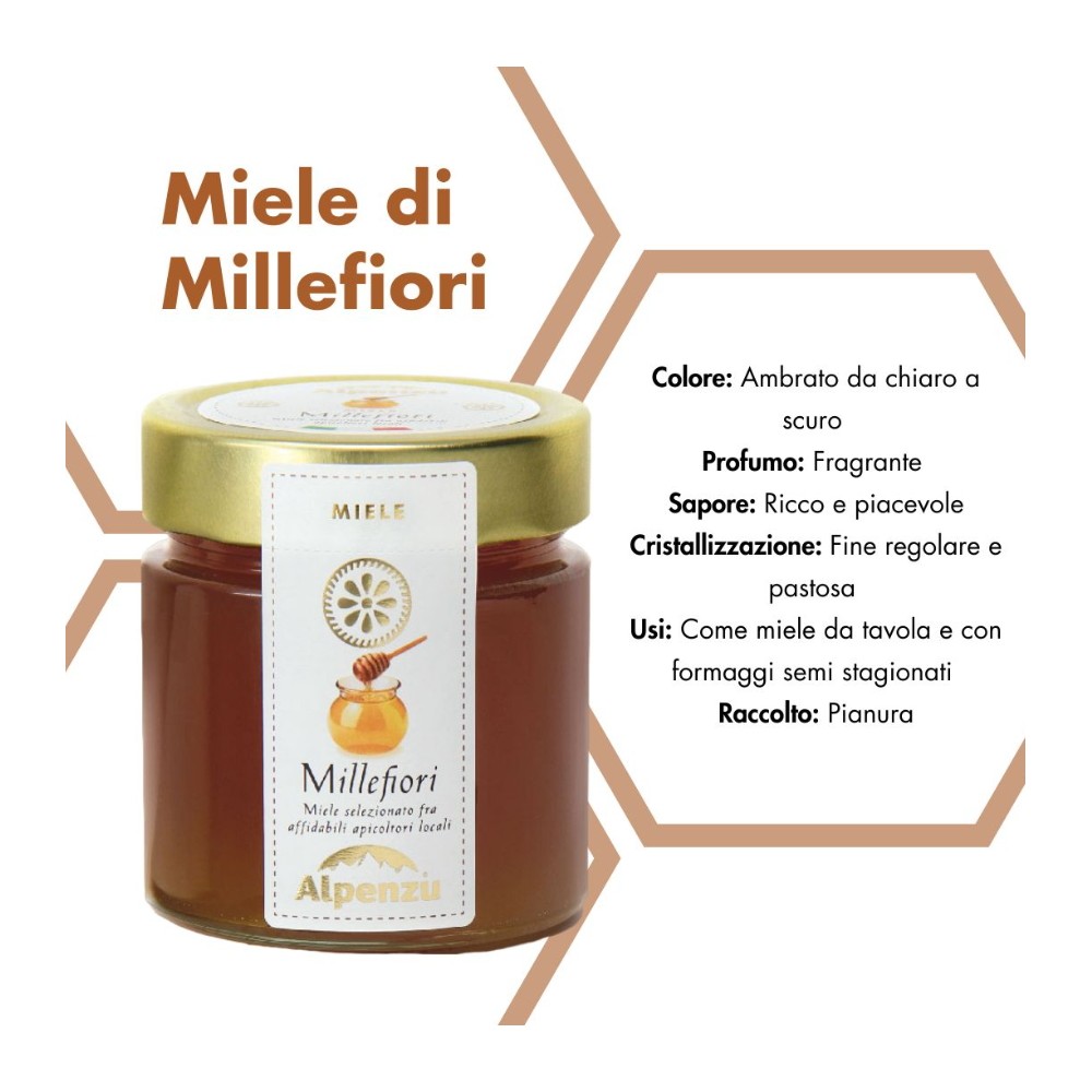 MIELE DI MILLEFIORI 100% ITALIANO 300 g