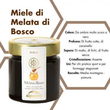 MIELE DI MELATA DI BOSCO 100% ITALIANO 300 g