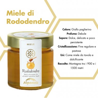 MIELE DI RODODENDRO 100% ITALIANO 300 g