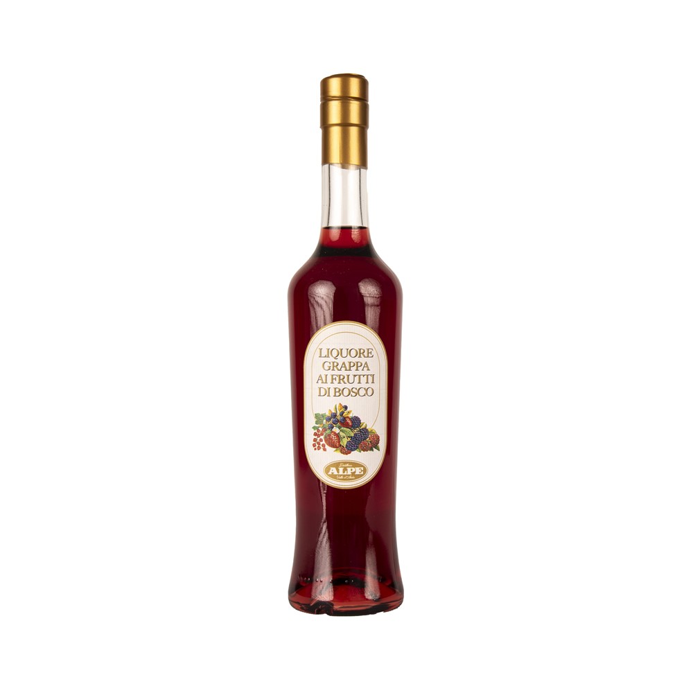 Liquori base grappa ai frutti della Valle d'Aosta - 6 bottiglie assortite da 50cl - 28% vol