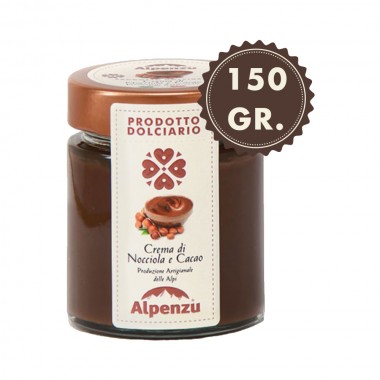 CREMA DI NOCCIOLA E CACAO  150 G