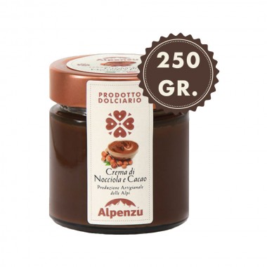 CREMA DI NOCCIOLA E CACAO  250 G