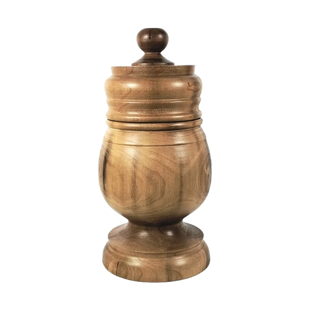 Grolla valdostana liscia in noce 26 cm - (pezzo unico)