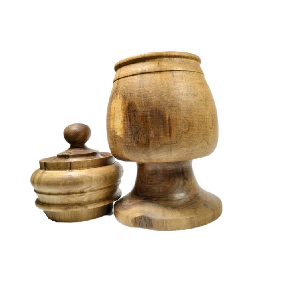 Aosta Valley walnut grolla 29 cm - (single piece)