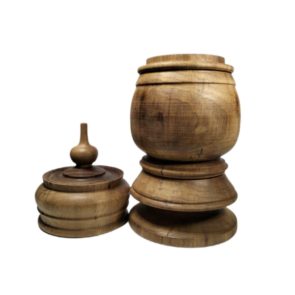 Aosta Valley walnut grolla 34 cm - (single piece)