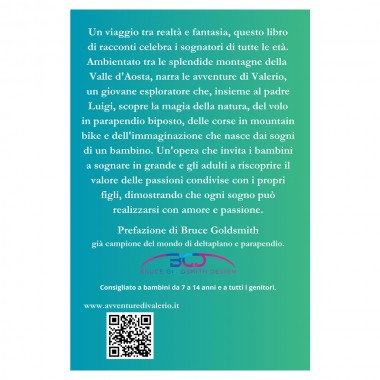 Le avventure di Valerio: Tra sogni e realtà "Esplora il cielo e le montagne con voli reali e di fantasia" Copertina rigida