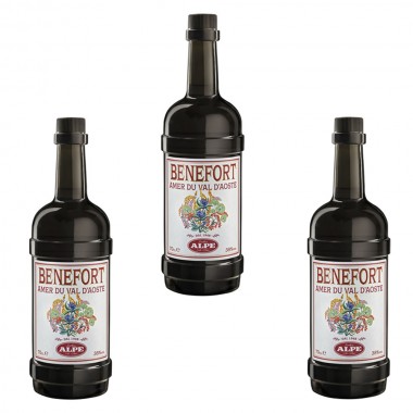 Benefort Alpe - Amaro di erbe alpine 3 bottiglie 70cl