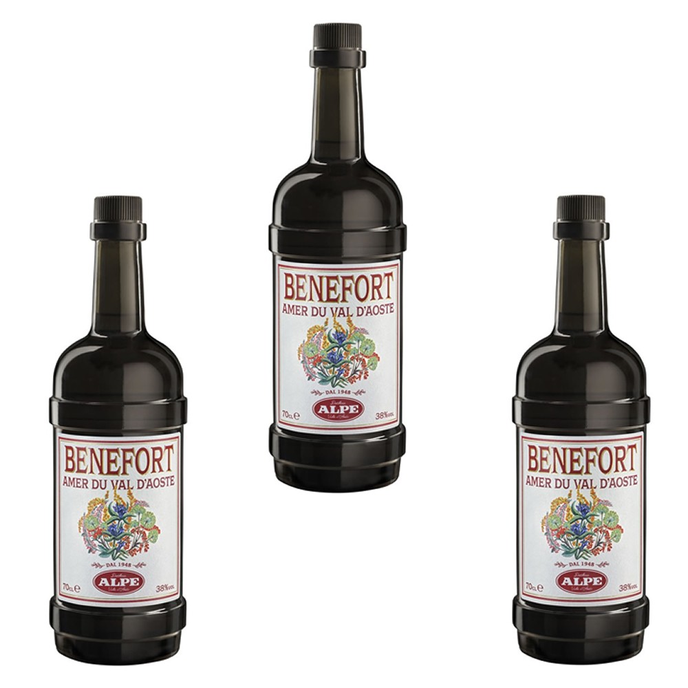 Benefort Alpe - Amaro di erbe alpine 3 bottiglie 70cl