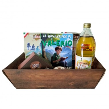 La super merenda golosa di Valerio con il libro