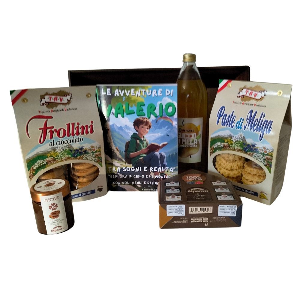 La super merenda golosa di Valerio con il libro