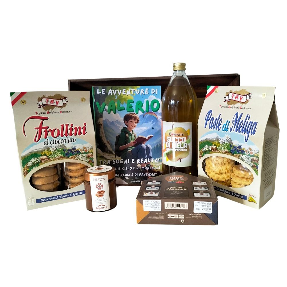 La super merenda golosa di Valerio con il libro