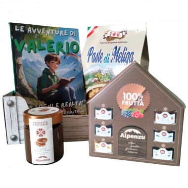 La merenda golosa di Valerio con il libro