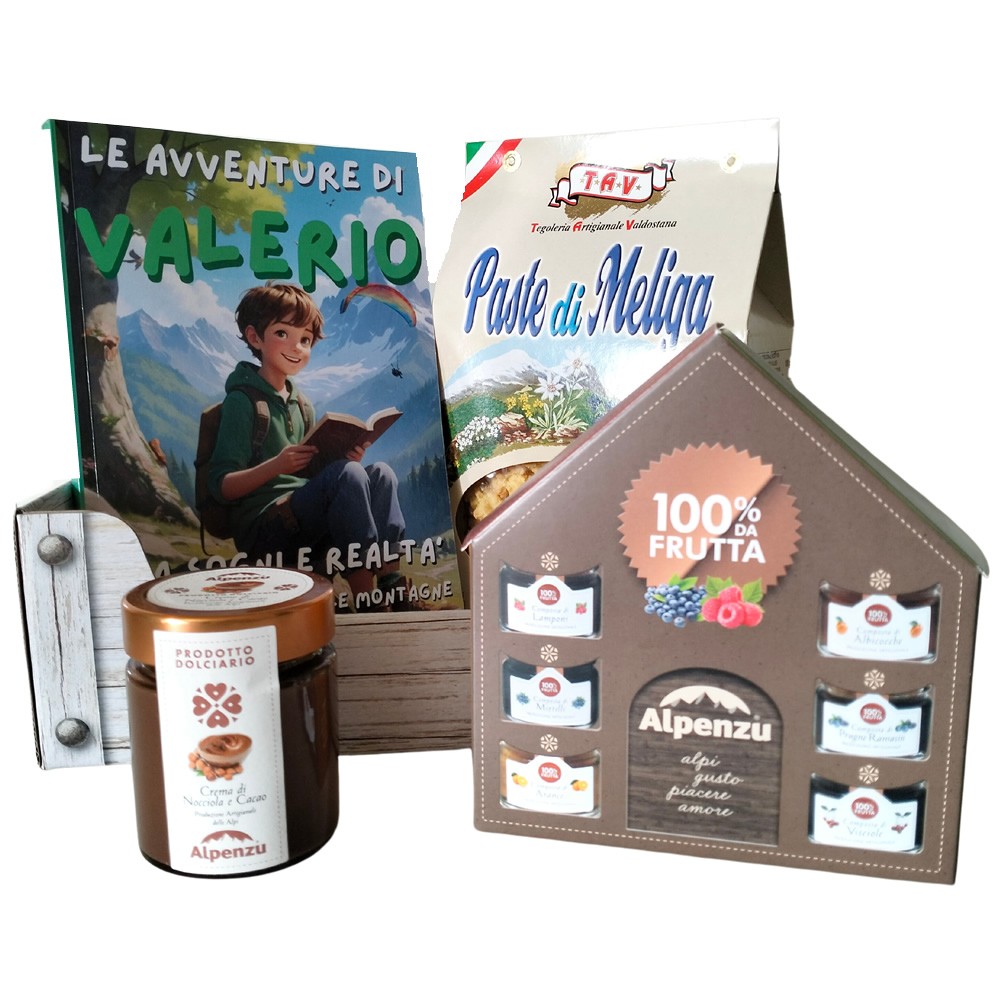 La merenda golosa di Valerio con il libro