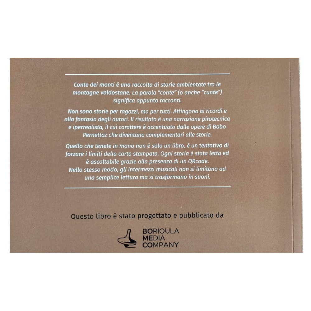 Cassetta “Mont Blanc” con libro "Conte Dai Monti"