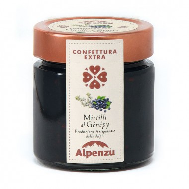 CONFITURE DE MYRTILLES AU GENEPY 270 G