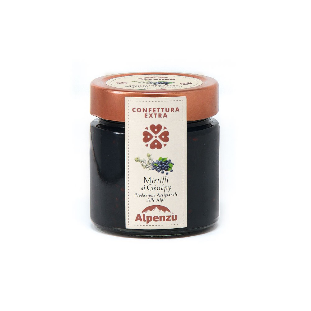 CONFETTURA EXTRA DI MIRTILLO AL GENEPY 270 G