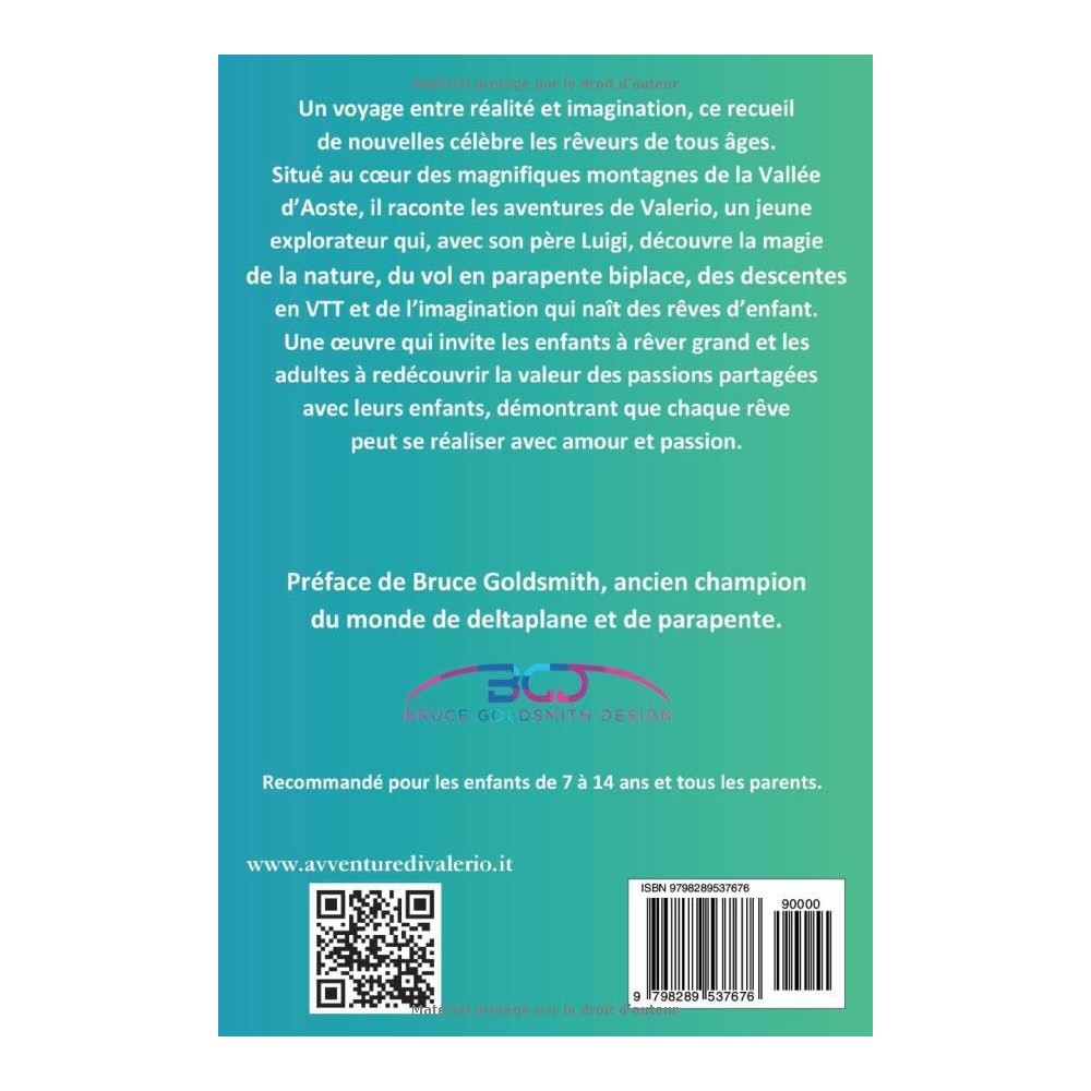copy of Valerio's Adventures: Between Dreams and Reality-  Copertina flessibile.