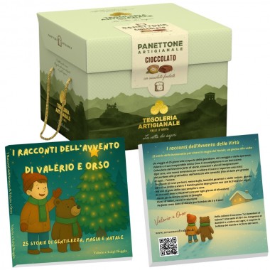 Artisanal panettone with chocolate 750 gr