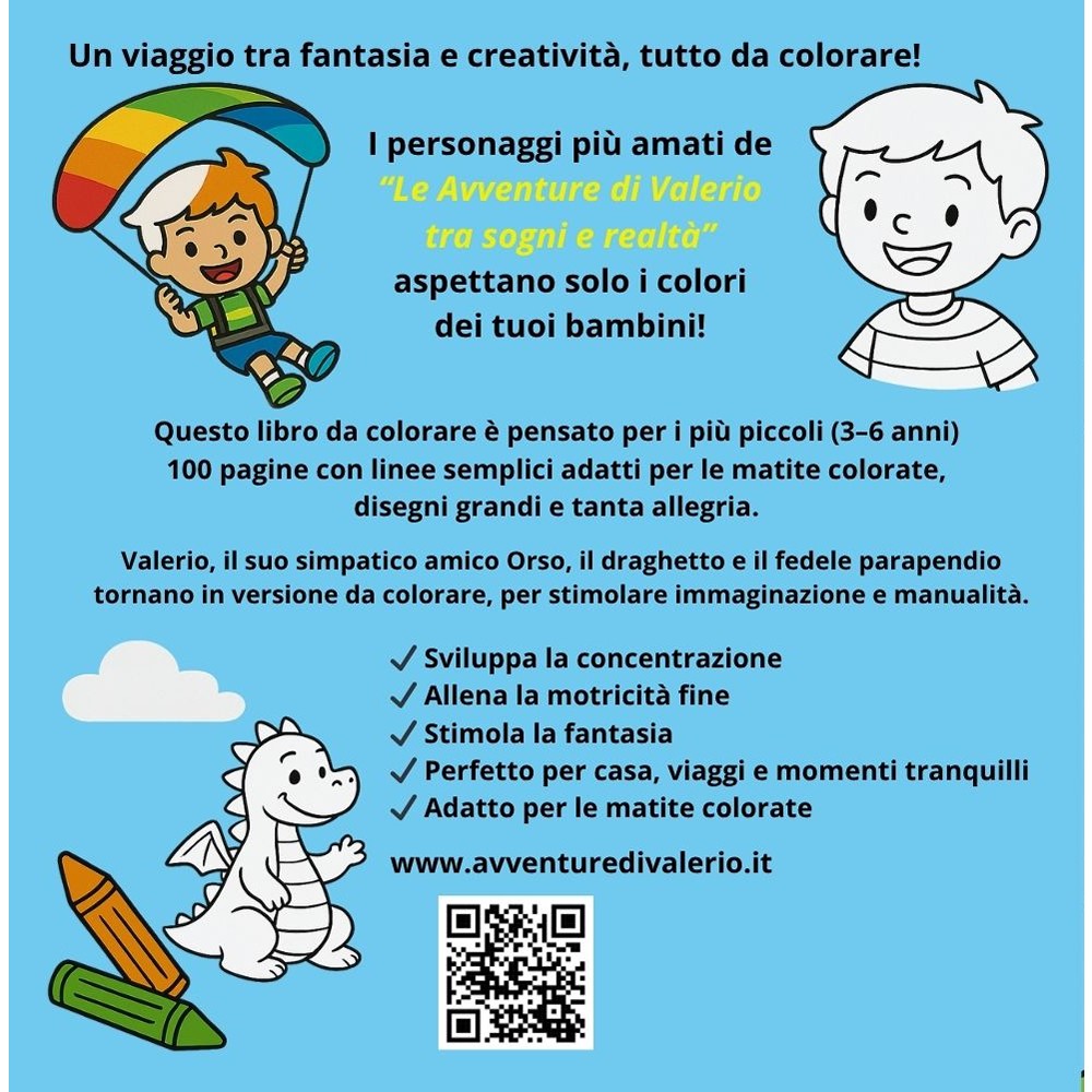 Panettone artigianale con cioccolato 750 gr e libro "I personaggi da colorare"