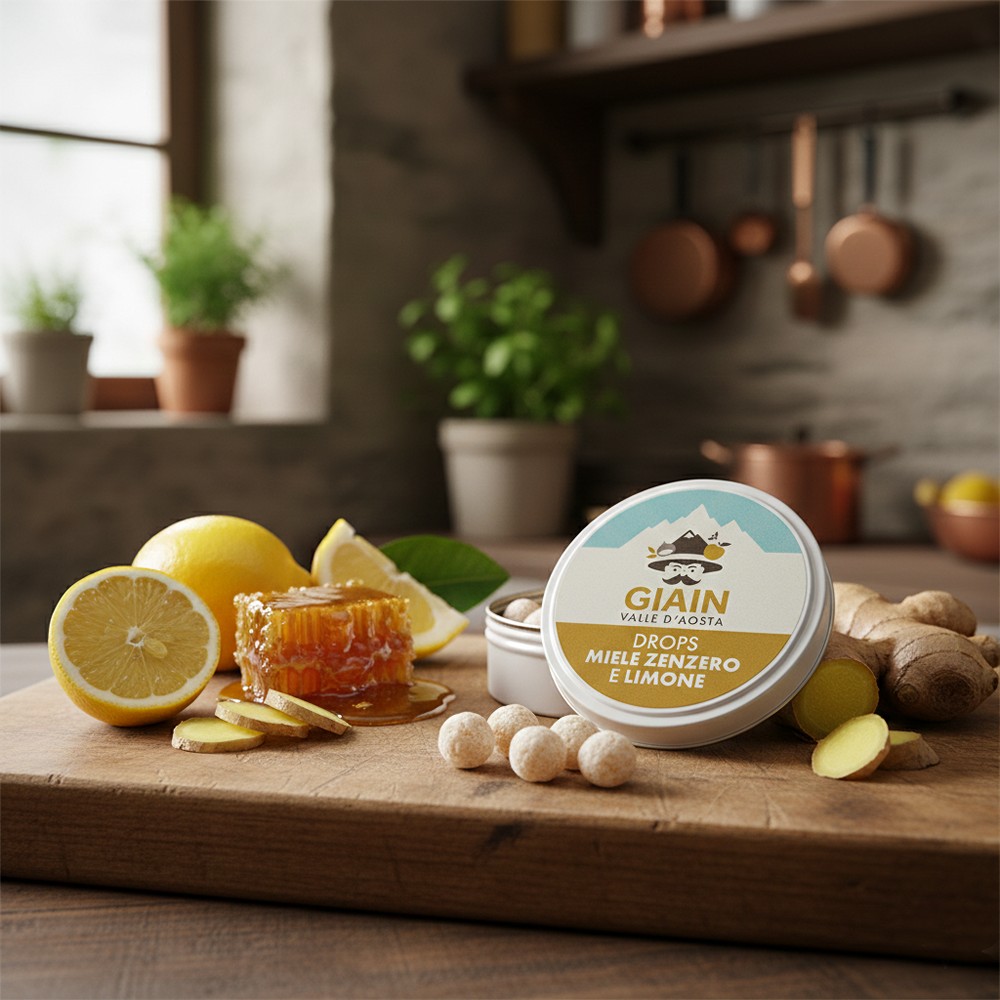 CARAMELLE DROPS MIELE ZENZERO E LIMONE 40G