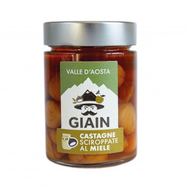 Châtaignes au sirop et miel 300 g