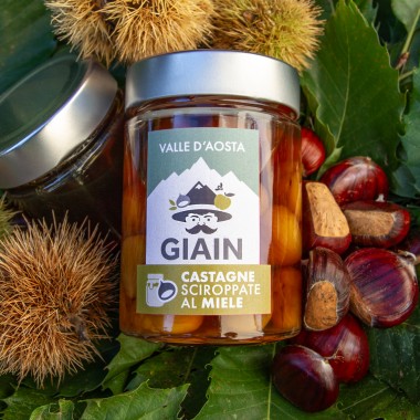 CHESTNUTS IN SYRUP WITH HONEY 300 g