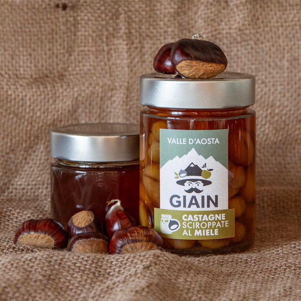 CASTAGNE SCIROPPATE AL MIELE 300 g