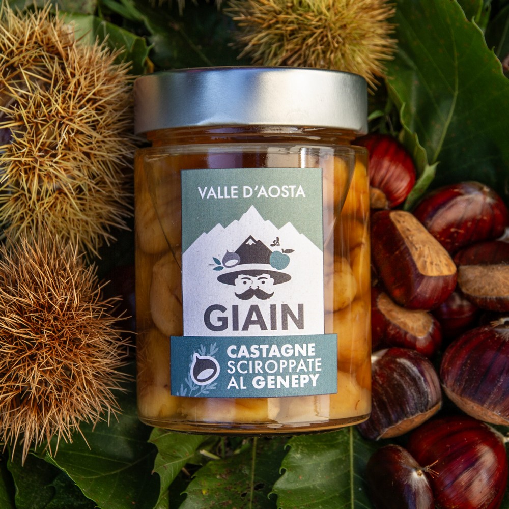 Châtaignes au sirop Genepy 300 g