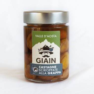 Castagne Sciroppate alla Grappa 300 g