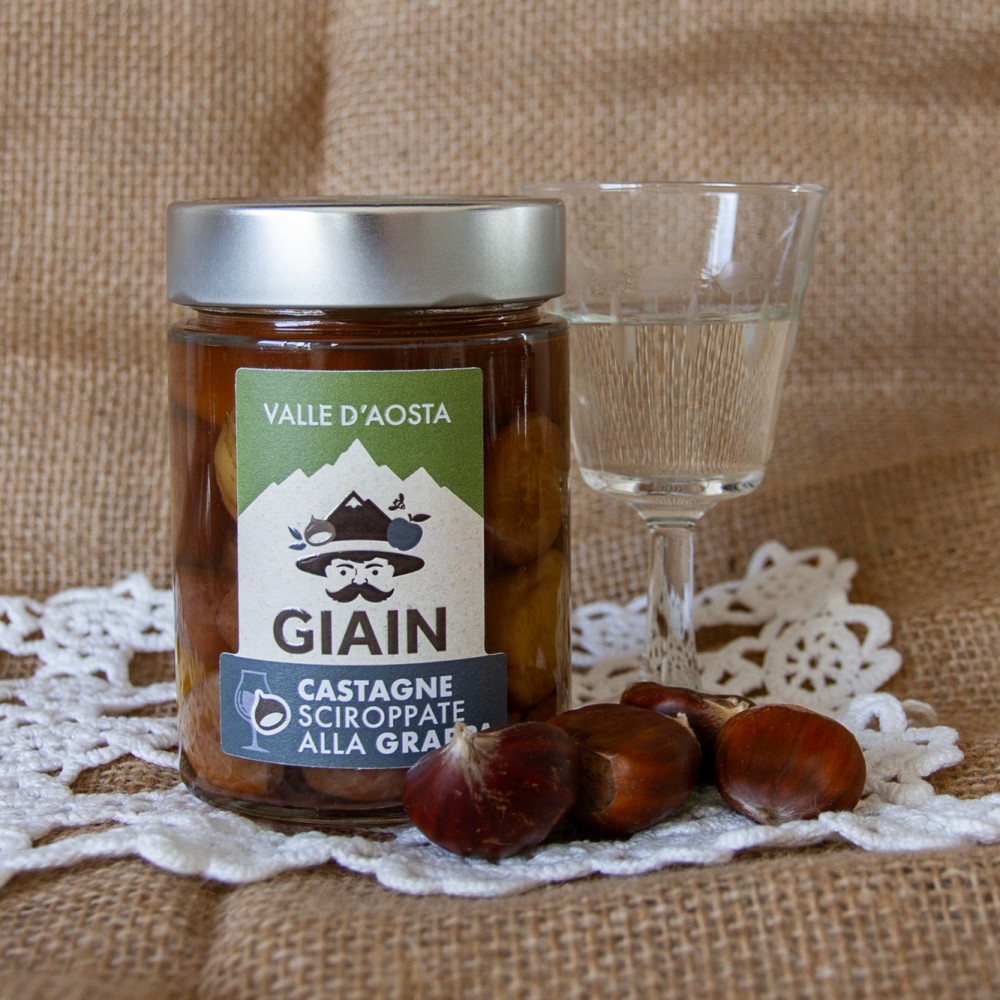 Castagne Sciroppate alla Grappa 300 g