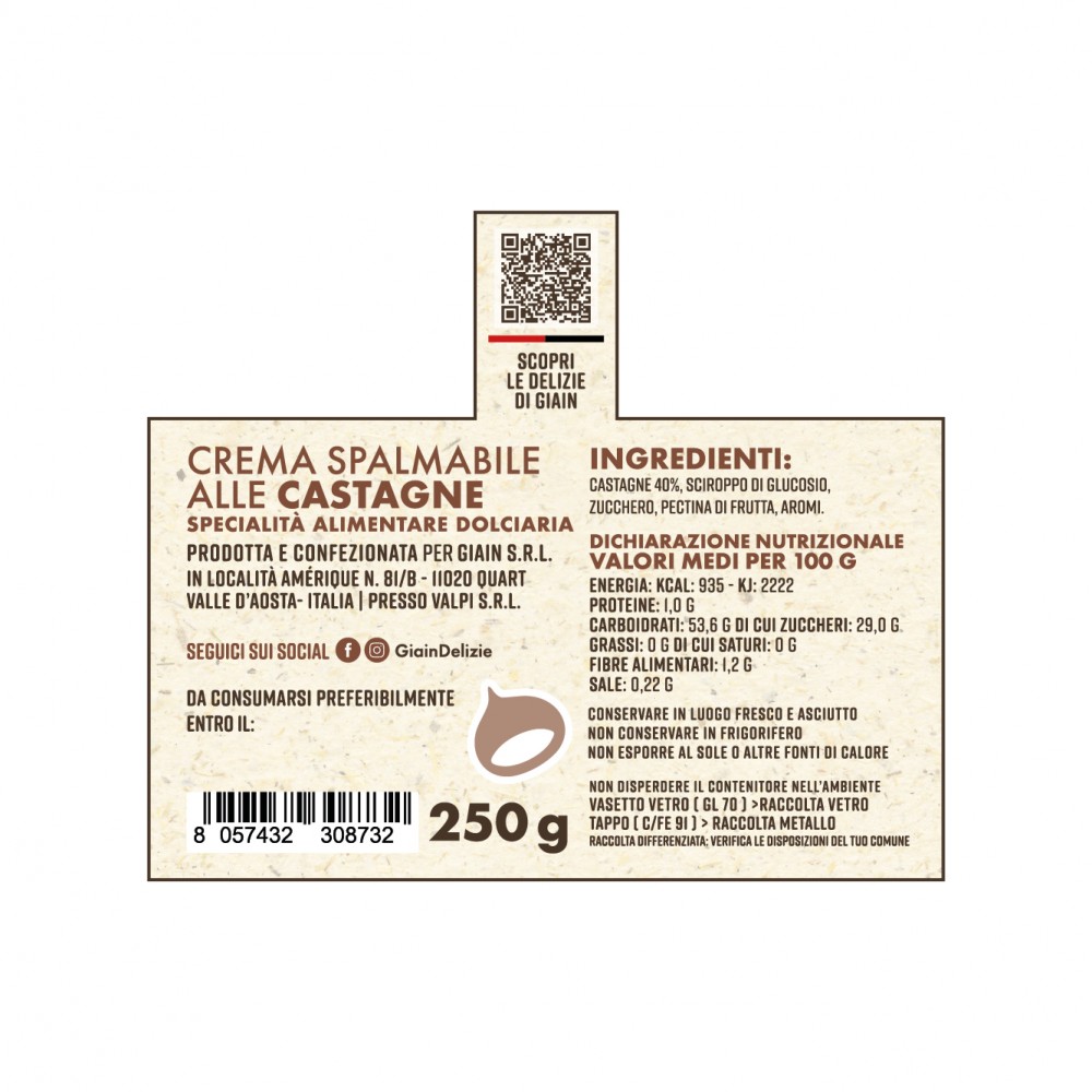Crema di Castagne 250 g
