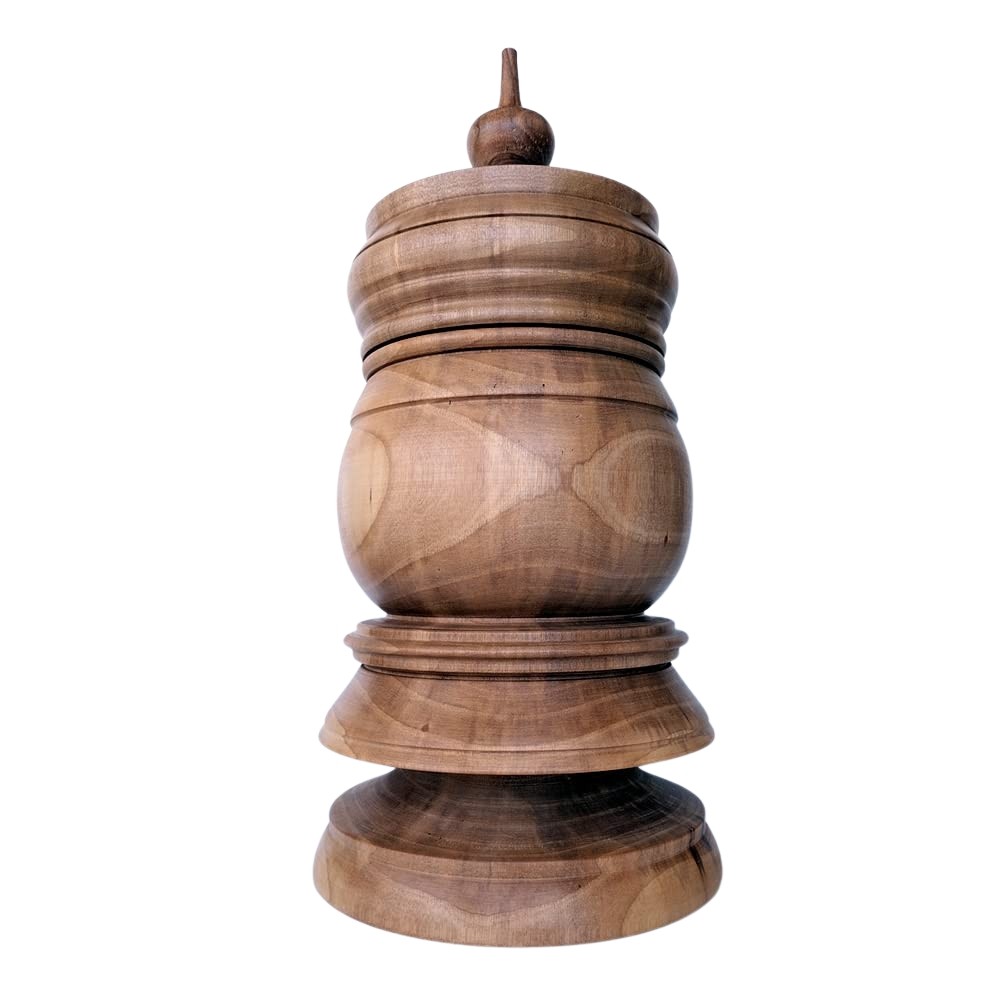 Grolla lisse en noyer valdôtain 44 cm - (pièce unique)