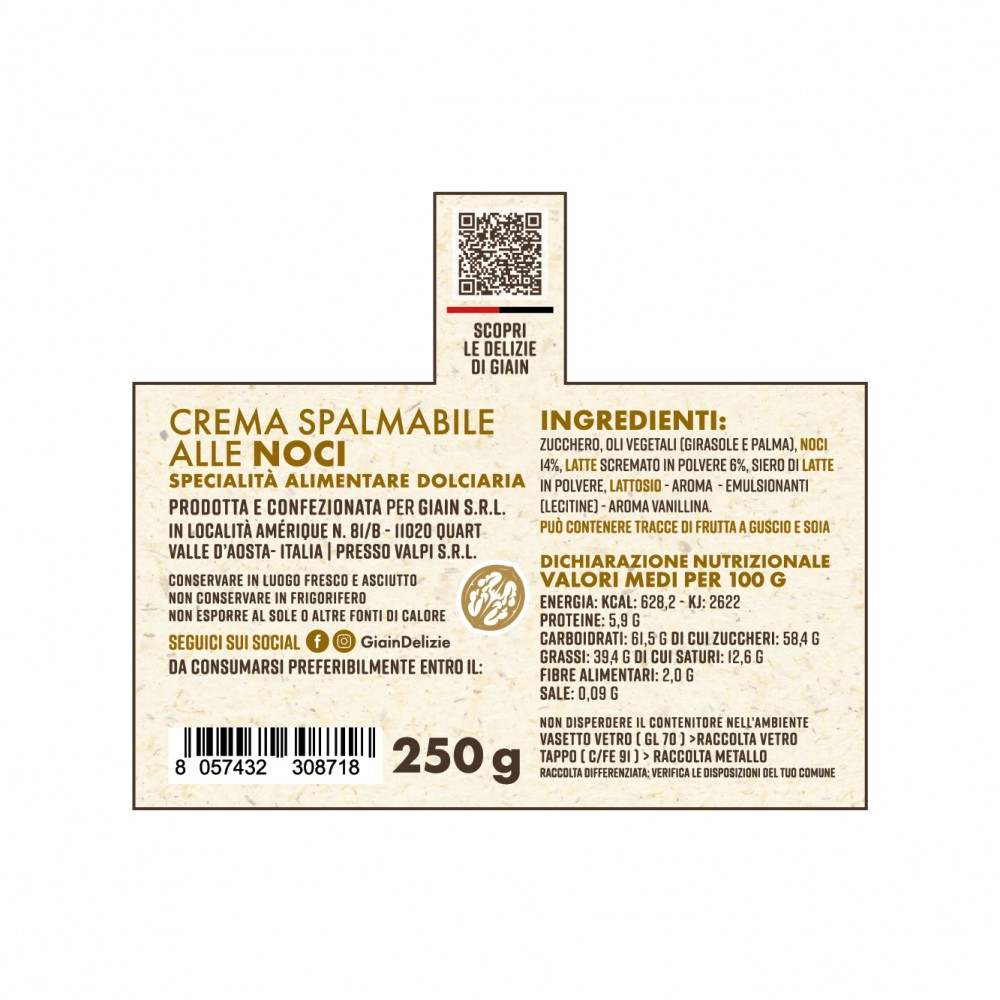 Walnut Spread – 250 g