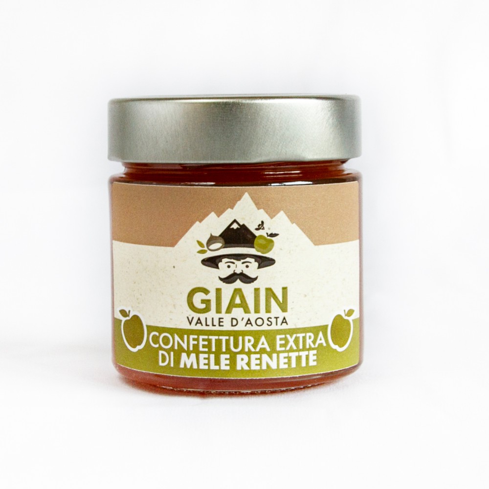 Confiture de pommes extra Rensure de la Vallée d'Aoste – 250 g