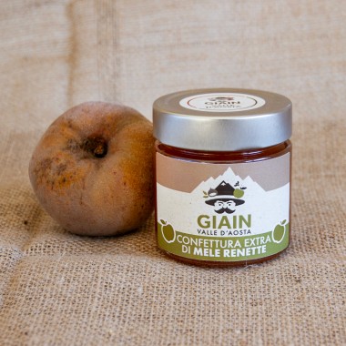 Confiture de pommes extra Rensure de la Vallée d'Aoste – 250 g