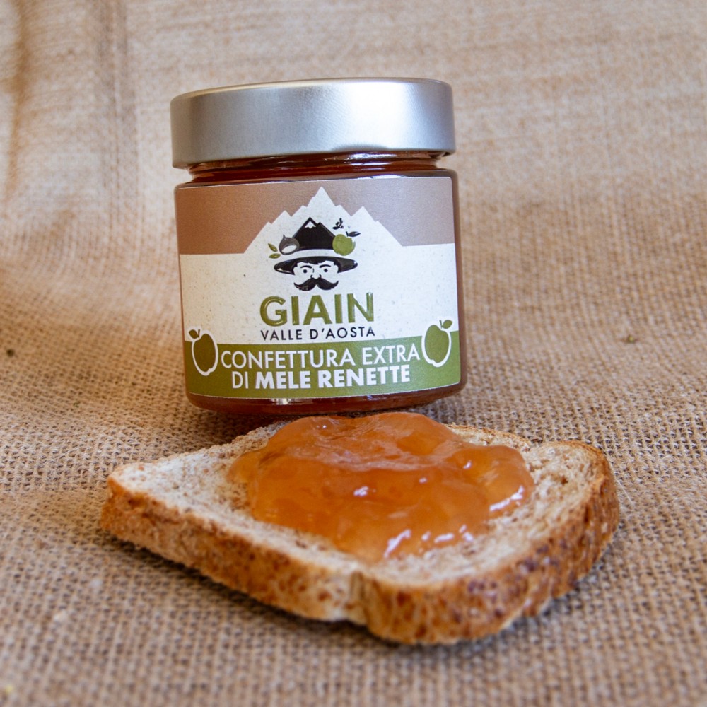 Confiture de pommes extra Rensure de la Vallée d'Aoste – 250 g