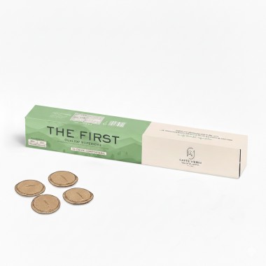 10 Cialde FIRST Filtrocarta Compostabili (E.S.E. 44mm)