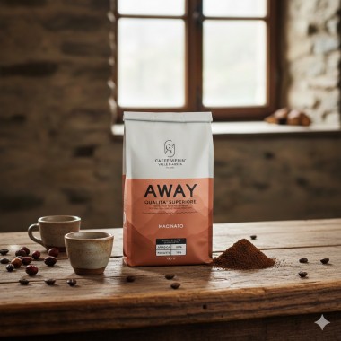 Caffè AWAY – Mélange Premium - Café Moulu pour Cafetière Moka