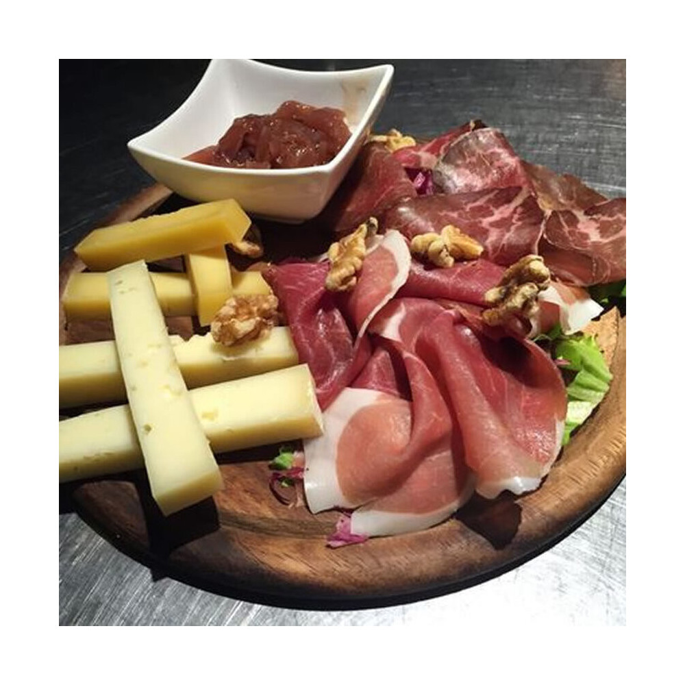 Tagliere con salumi e Fontina DOP