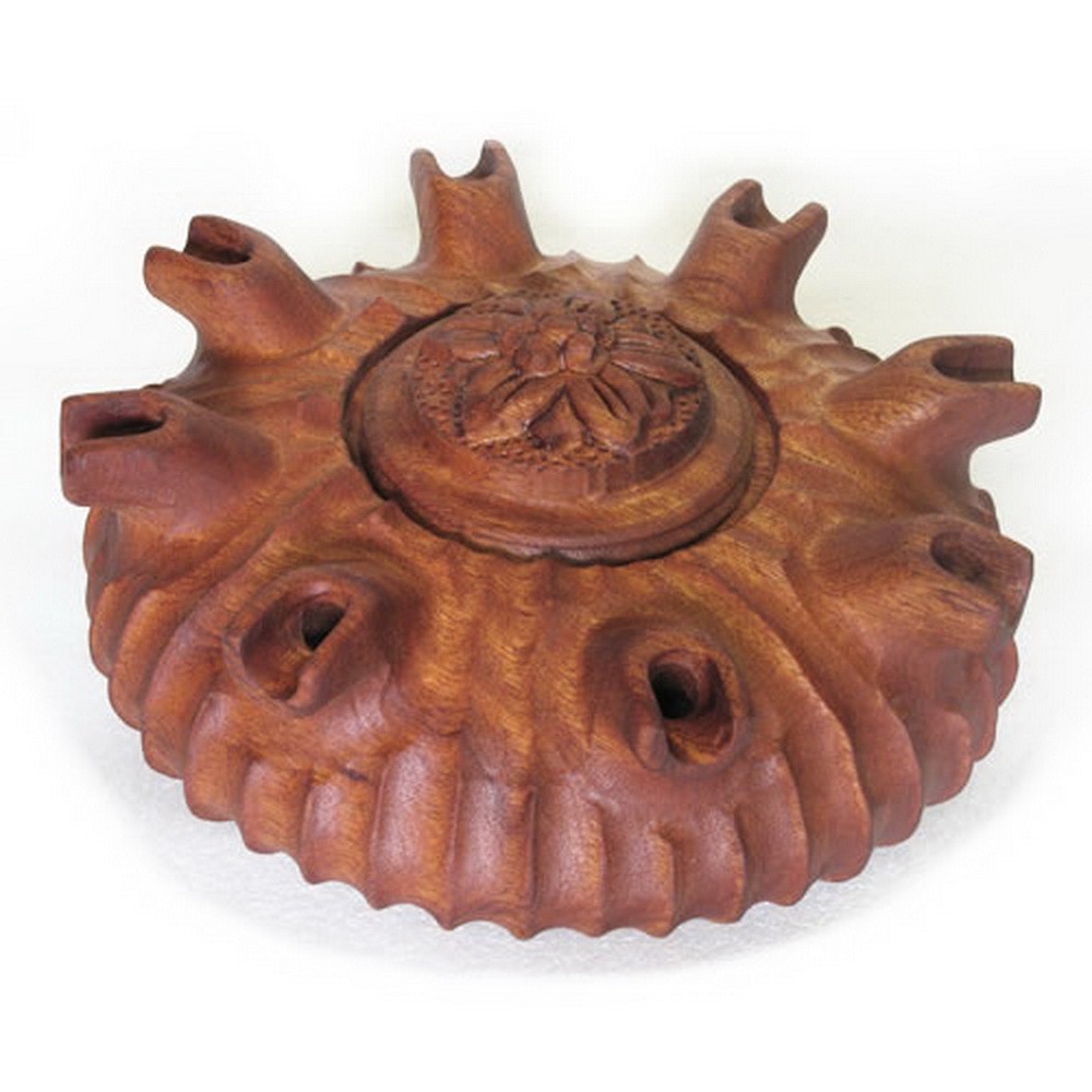 Coppa 8 Becchi in legno di mogano