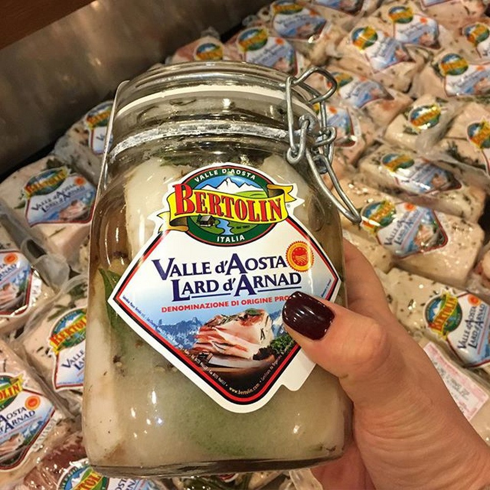 Lard d'Arnad Vallée d'Aoste DOP vaso