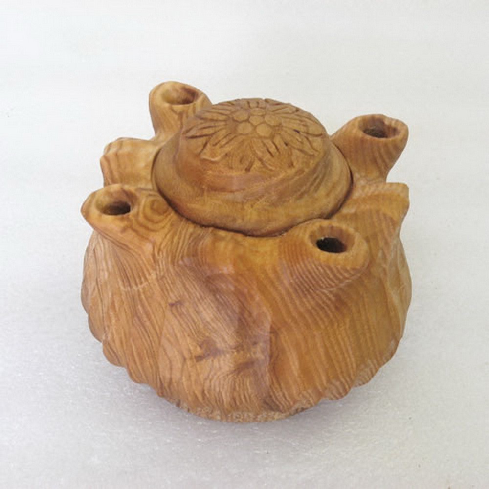 Coppa 4 Becchi in legno di frassino