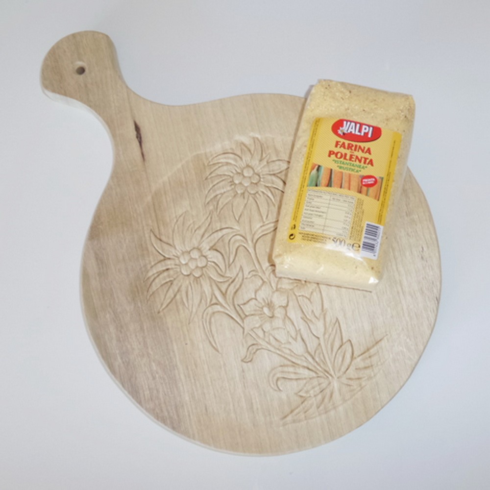 Piatto legno e polenta taragna macinata a pietra 1kg