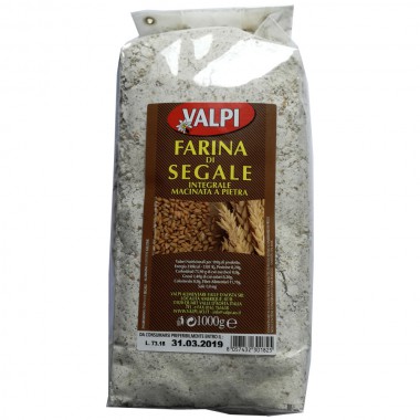 Farina di segale integrale macinata a pietra due confezioni da 1kg