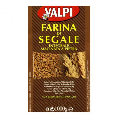 Farina di segale integrale macinata a pietra due confezioni da 1kg