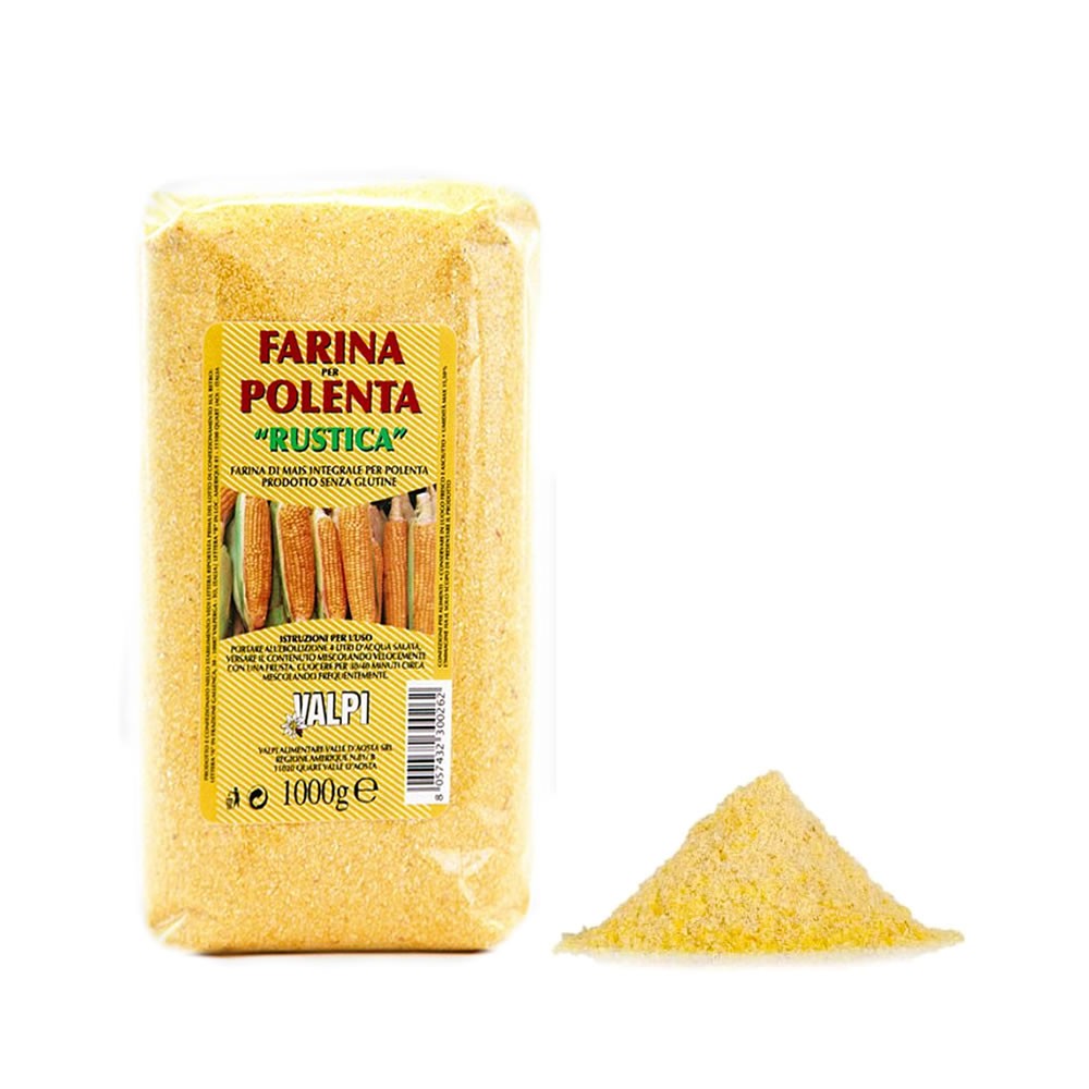 Farina per polenta precotta due confezioni da 500g