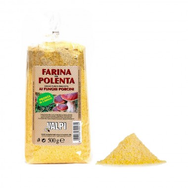 Farina polenta con funghi porcini due confezioni da 500g
