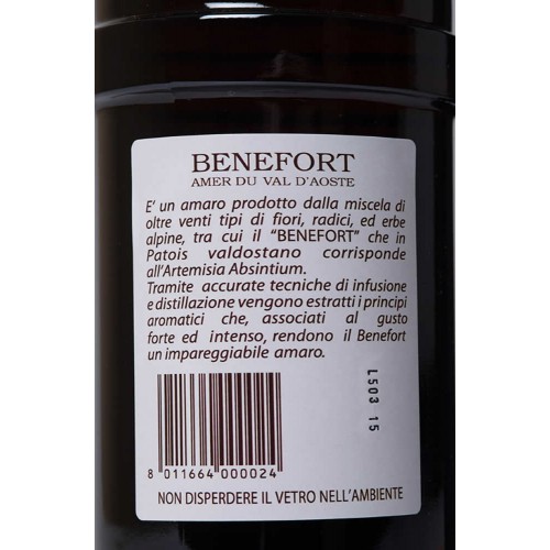 Benefort Alpe - Amaro di erbe alpine 70cl